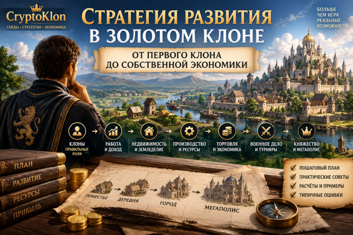 Стратегия развития в игре Золотой Клон от первого клона до собственной экономики