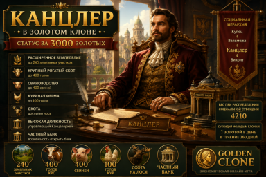 Канцлер в игре Золотой Клон стоимость возможности и стоит ли получать статус