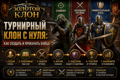 Турнирный клон с нуля в игре Золотой Клон как создать и прокачать бойца